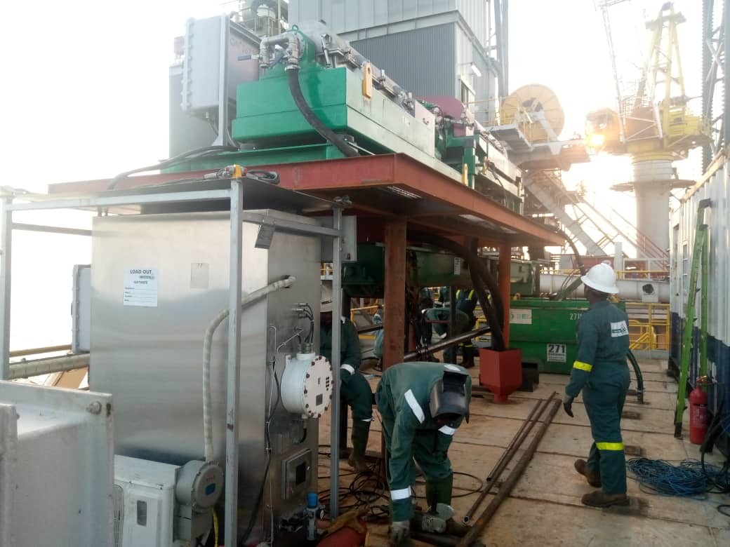 Operational equipment installed at an offshore location